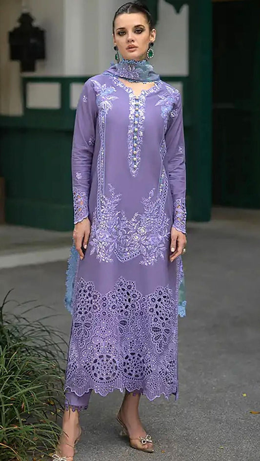 Embroidered Lawn Suit Summer Collection 3 Piece